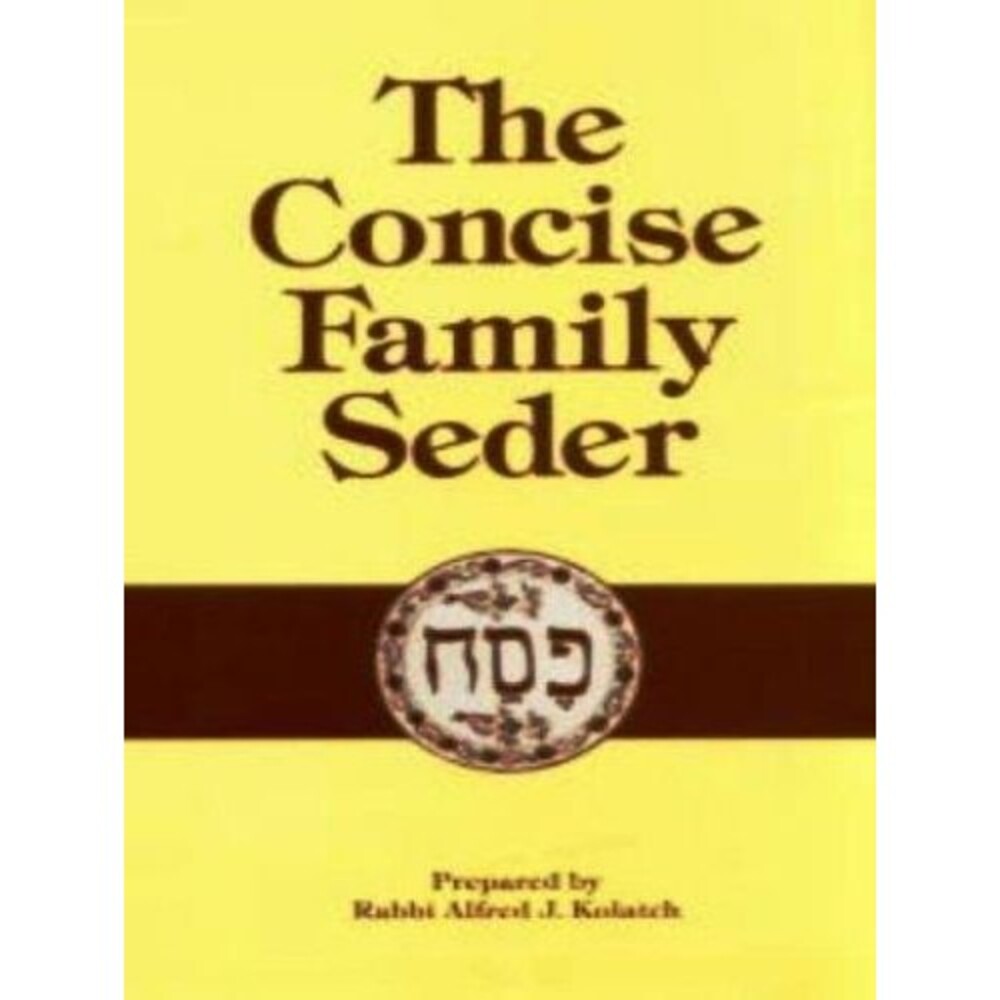 Seder Concise Family by Alfred J. Kolatch (1987, Trade Paperback)